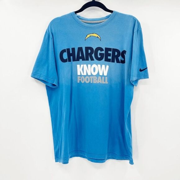 NFL Other - NFL LA Chargers T Shirt Men Size L Blue Graphic Super Bowl Crew Neck